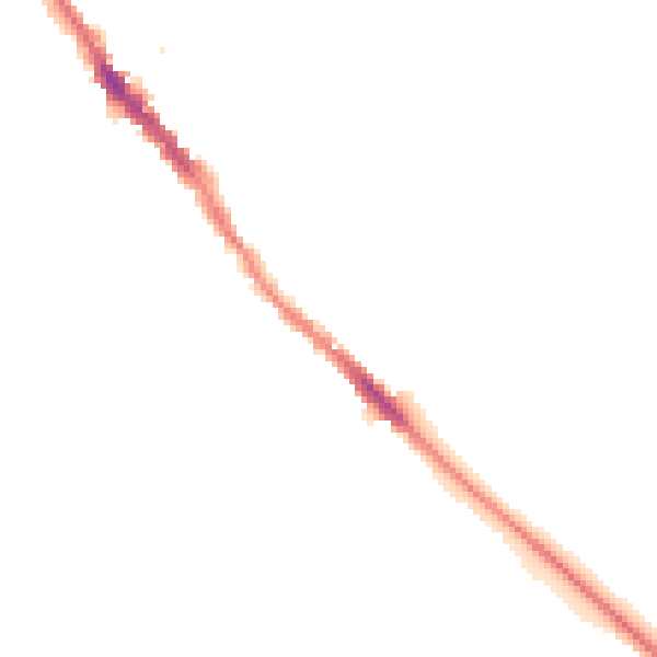 Night-time road noise heatmap for NN12 6AF