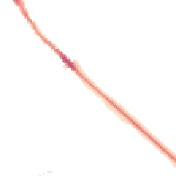 Night-time road noise heatmap for NN12 6AJ