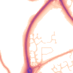 Daytime road noise heatmap for NN12 6BF