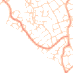 Daytime road noise heatmap for NN12 6BL