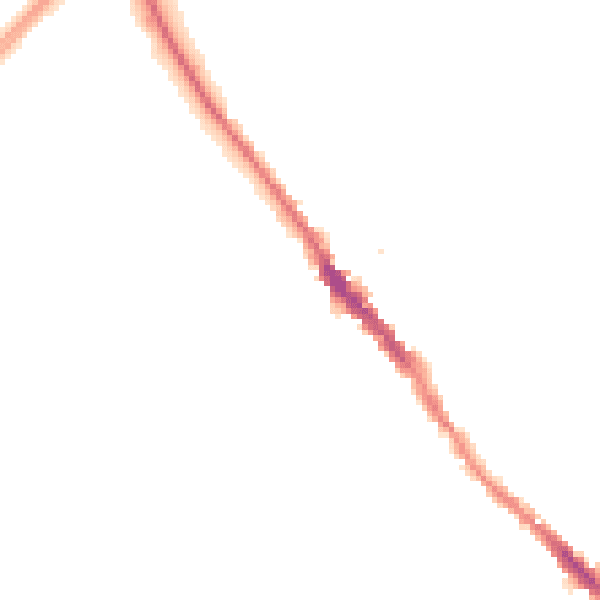 Night-time road noise heatmap for NN12 6DF