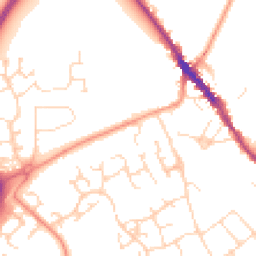 Daytime road noise heatmap for NN12 6DH