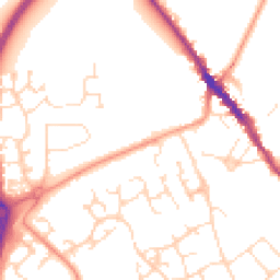 Daytime road noise heatmap for NN12 6DJ