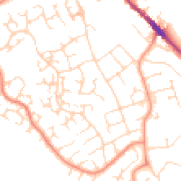 Daytime road noise heatmap for NN12 6DS