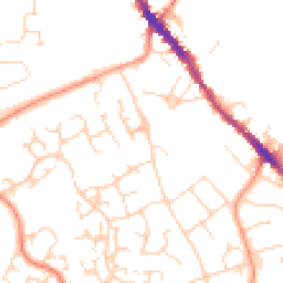 Daytime road noise heatmap for NN12 6RL