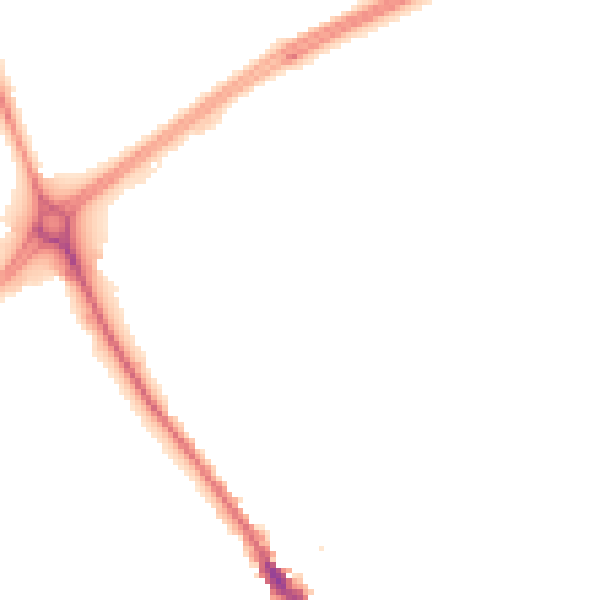 Night-time road noise heatmap for NN12 7AT