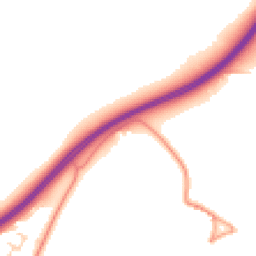 Daytime road noise heatmap for NN12 7HU