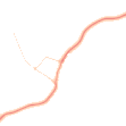 Daytime road noise heatmap for NN12 7LN