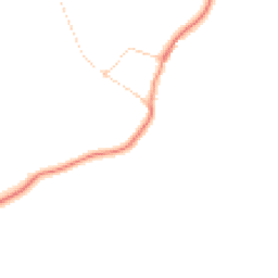 Daytime road noise heatmap for NN12 7LR