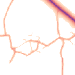 Daytime road noise heatmap for NN12 7PB