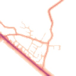 Daytime road noise heatmap for NN12 7PD