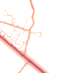 Daytime road noise heatmap for NN12 7QA