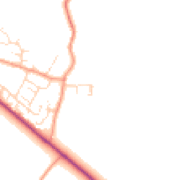 Daytime road noise heatmap for NN12 7QH
