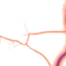 Daytime road noise heatmap for NN12 7SJ