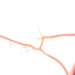 Daytime road noise heatmap for NN12 7SQ