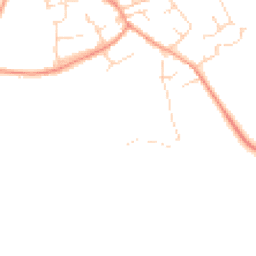 Daytime road noise heatmap for NN12 8BG