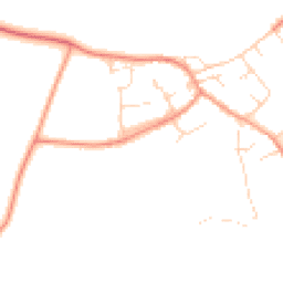 Daytime road noise heatmap for NN12 8BS