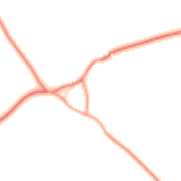 Daytime road noise heatmap for NN12 8DU