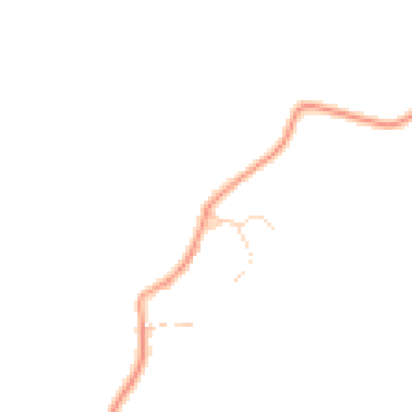 Daytime road noise heatmap for NN12 8EB