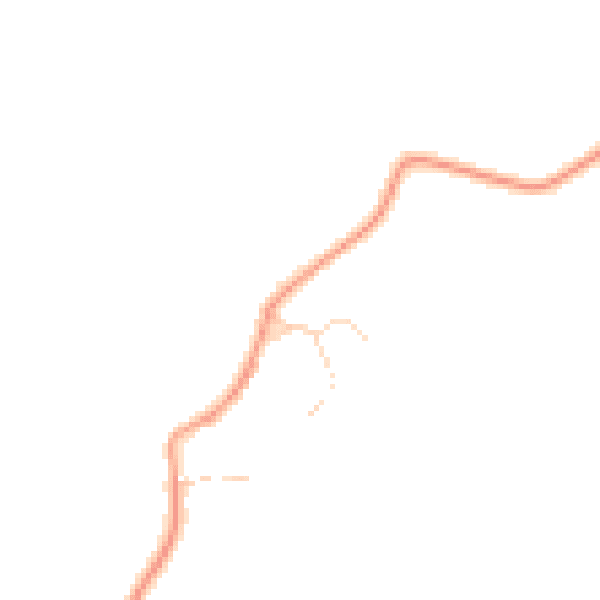 Daytime road noise heatmap for NN12 8ED