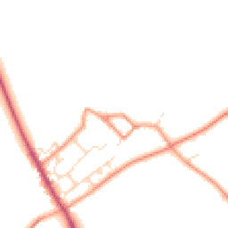 Daytime road noise heatmap for NN12 8JT