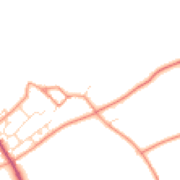 Daytime road noise heatmap for NN12 8LT