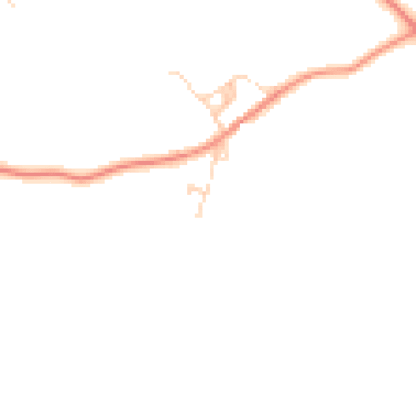 Daytime road noise heatmap for NN12 8QJ