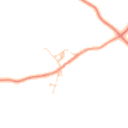 Daytime road noise heatmap for NN12 8QU