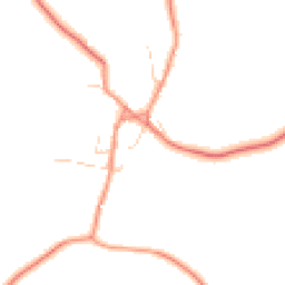 Daytime road noise heatmap for NN12 8RN