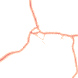 Daytime road noise heatmap for NN12 8SQ