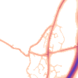 Daytime road noise heatmap for NN12 8UP