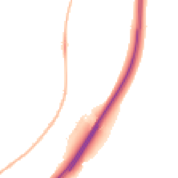 Night-time road noise heatmap for NN12 8WT