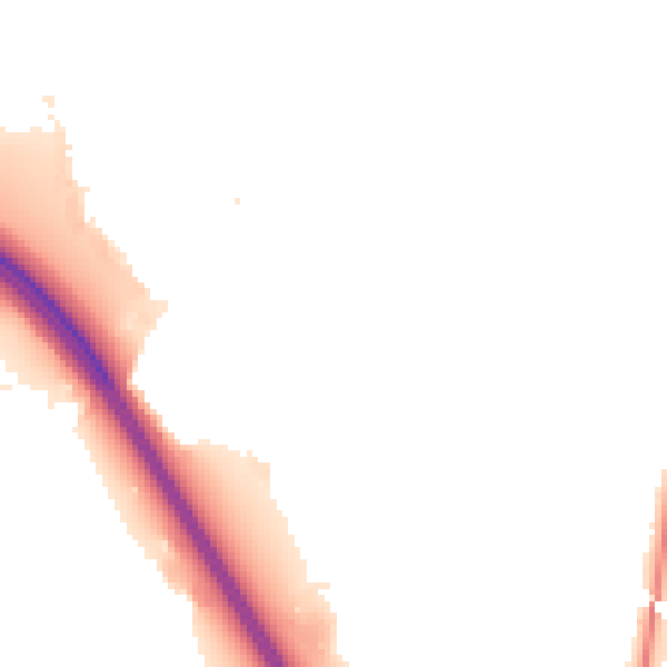 Night-time road noise heatmap for NN15 6AJ