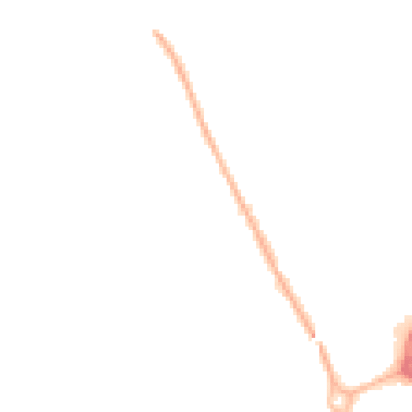 Night-time road noise heatmap for NN17 1BG