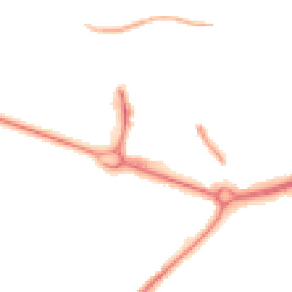 Night-time road noise heatmap for NN17 1BH
