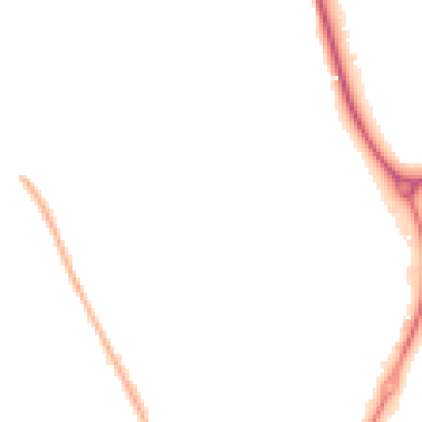 Night-time road noise heatmap for NN17 1BN