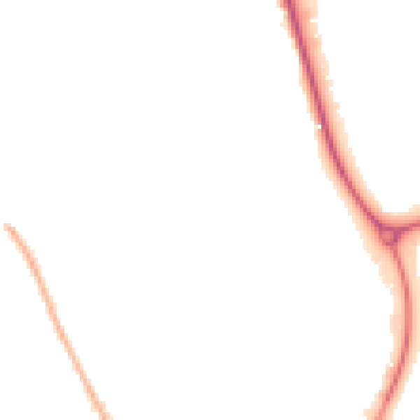 Night-time road noise heatmap for NN17 1BW