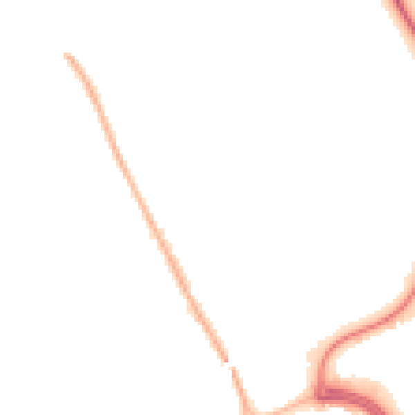 Night-time road noise heatmap for NN17 1BY