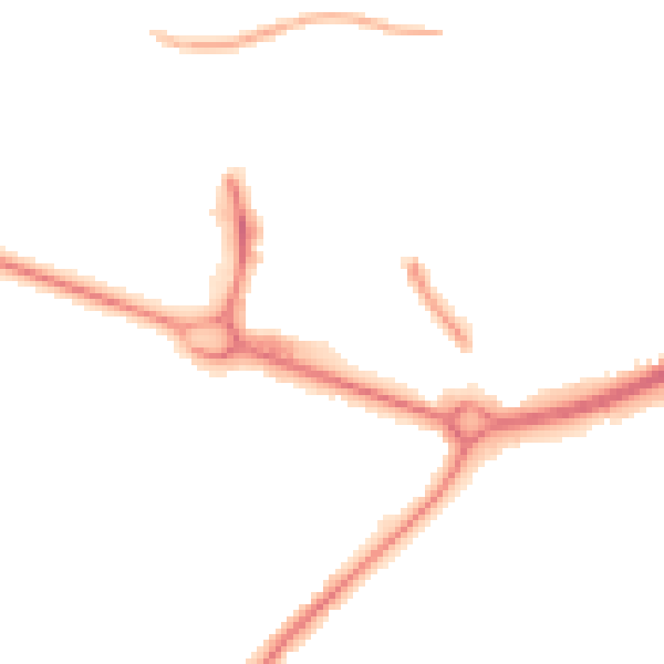 Night-time road noise heatmap for NN17 1QN