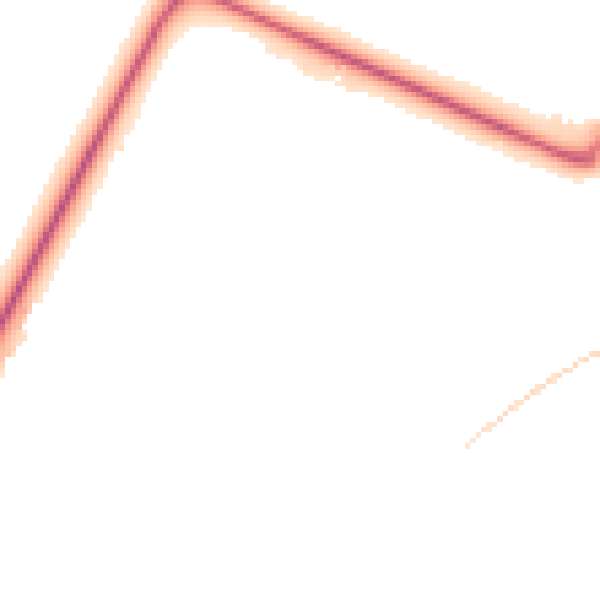 Night-time road noise heatmap for NN17 2LW
