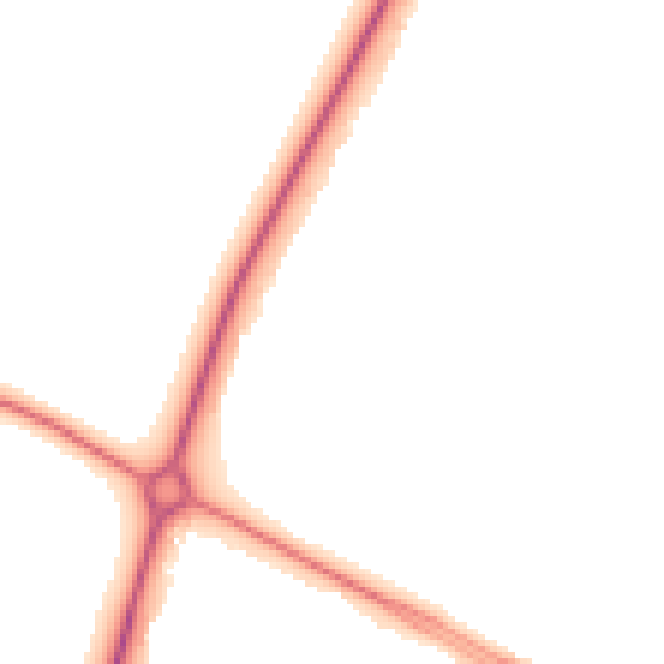 Night-time road noise heatmap for NN17 2RT