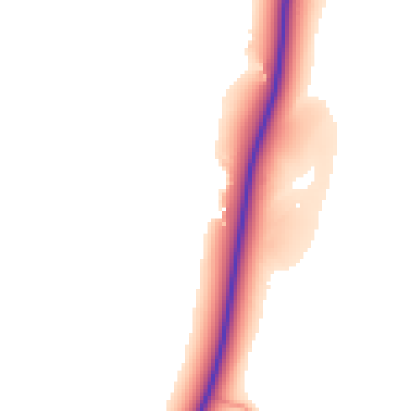 Daytime road noise heatmap for NN17 3AU