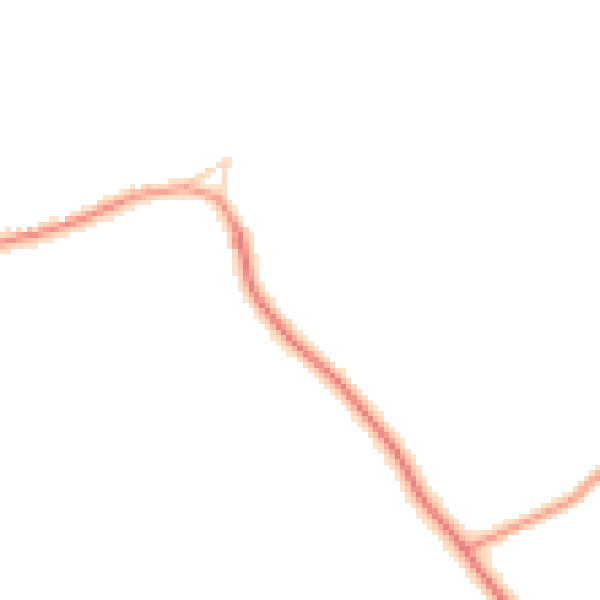 Daytime road noise heatmap for NN17 3AX