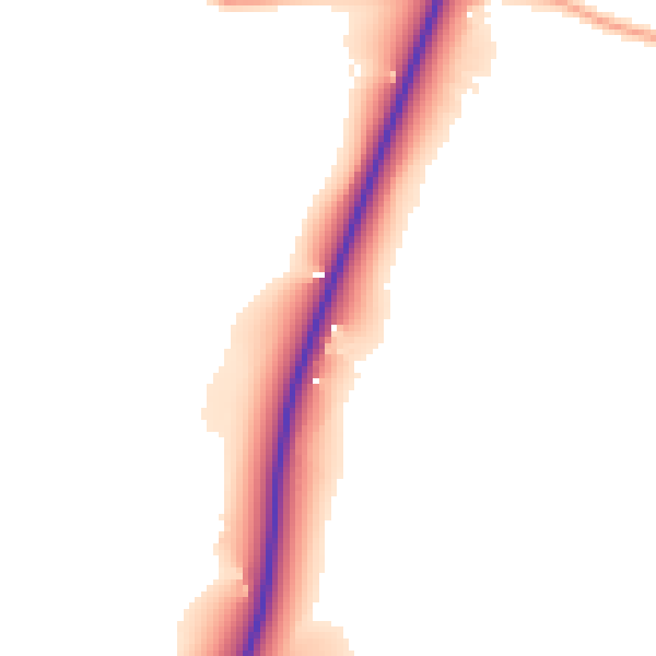 Daytime road noise heatmap for NN17 3BA