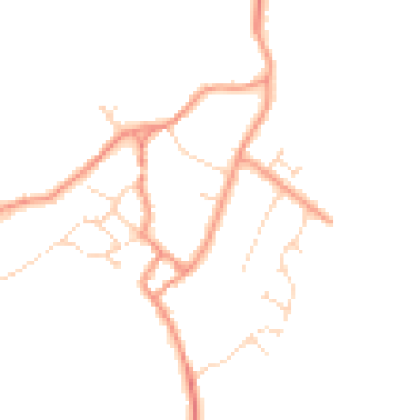 Daytime road noise heatmap for NN17 3DB