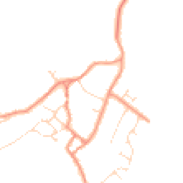 Daytime road noise heatmap for NN17 3DL