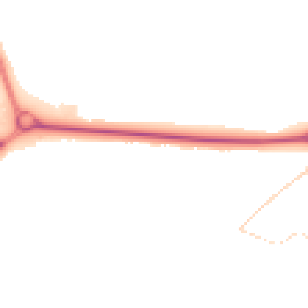 Night-time road noise heatmap for NN17 3ED