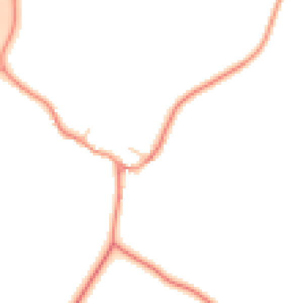 Daytime road noise heatmap for NN17 3EU