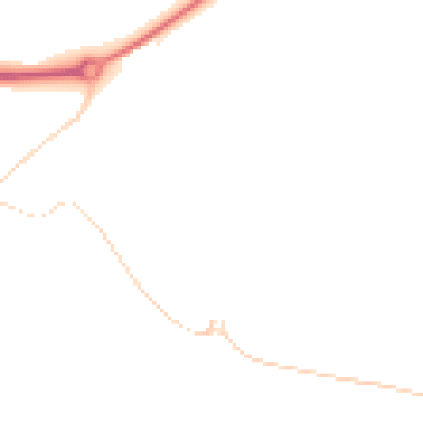 Night-time road noise heatmap for NN17 3FQ