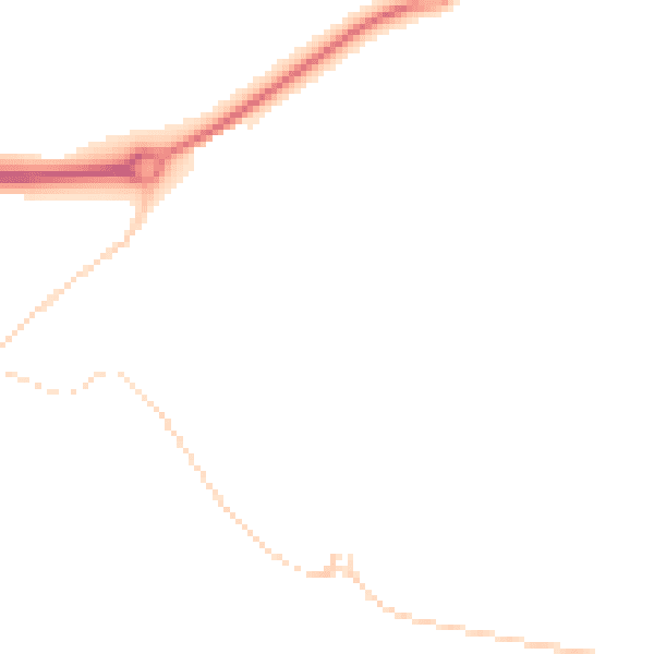 Night-time road noise heatmap for NN17 3FR
